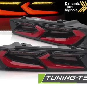 Chevrolet Camaro 2016-2018 - Zadní LED ČERVENO/ČERNÁ s dynamickým blinkrem Finální Výprodej