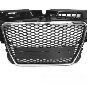 Audi A3 8P 2008-2012 - Přední maska SPORT STYL chrome s PDC Akční Nabídka