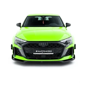 Audi RS3 Sportback 8Y Facelift, spoiler pod přední nárazník ver. 2, Maxton design Must-Have