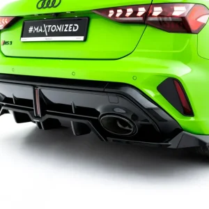 Audi RS3 8Y Facelift Sportback, spoiler zadního nárazníku s žebrováním, Maxton design Akční Nabídka