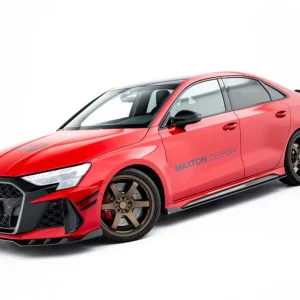 Poslední Šance Audi RS3 Sedan 8Y Facelift, karbonové difuzory pod boční prahy ver. 1, Maxton Design