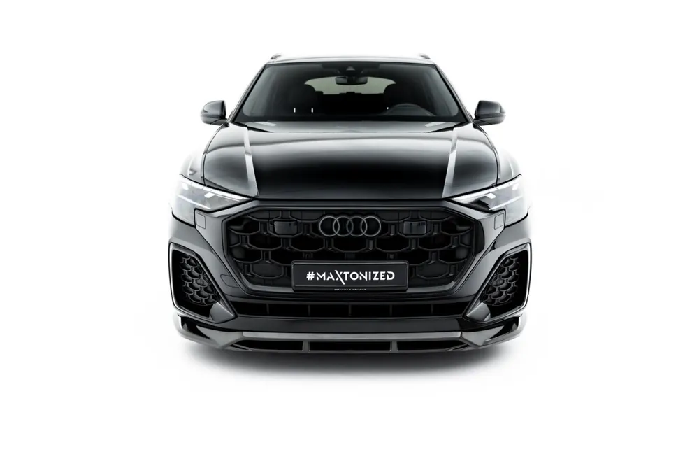 Audi SQ8/Q8 S-Line Mk1 Facelift 2023-, karbonový spoiler pod přední nárazník, Maxton Design Must-Have