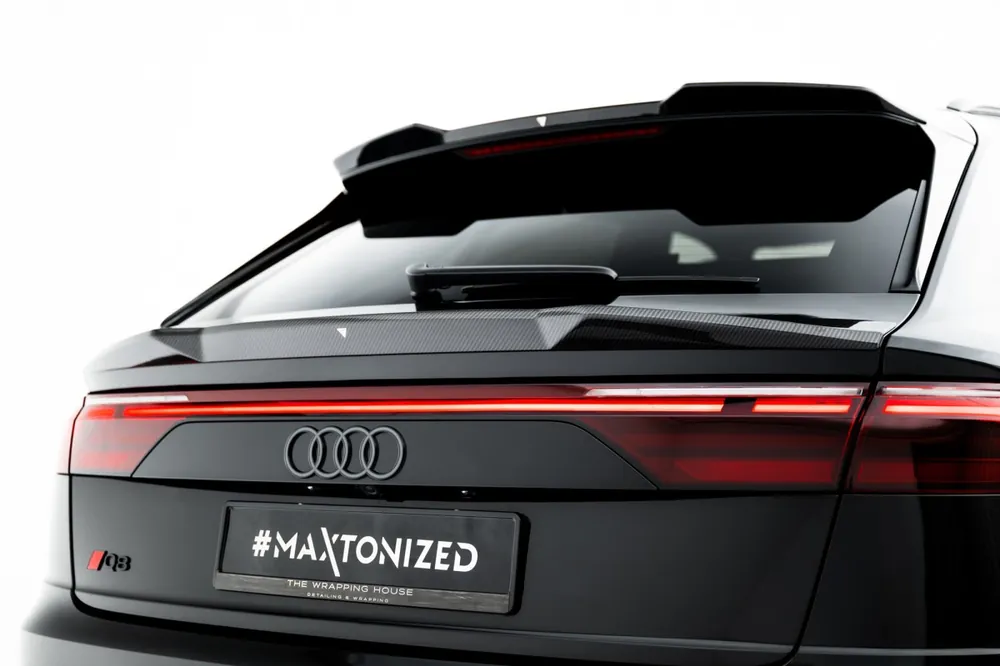 Audi SQ8/Q8 S-Line Mk1 Facelift 2023-, karbonové prodloužení víka kufru, Maxton Design Hit Sezóny