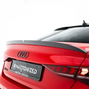 Akční Nabídka Audi S3 Sedan 8Y včetně Facelift, karbonové prodloužení víka kufru, Maxton Design