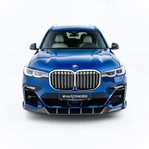 BMW X7 G07 M-Pack, karbonový spoiler pod přední nárazník, Maxton Design Autentický