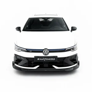 Volkswagen Golf R Variant VIII Facelift, spoiler pod přední nárazník v.4, Maxton Design Zlevněný