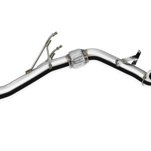 Sezónní Sleva Nerezová downpipe pro Volkswagen Golf VII R 2.0 TSI 2013-2017