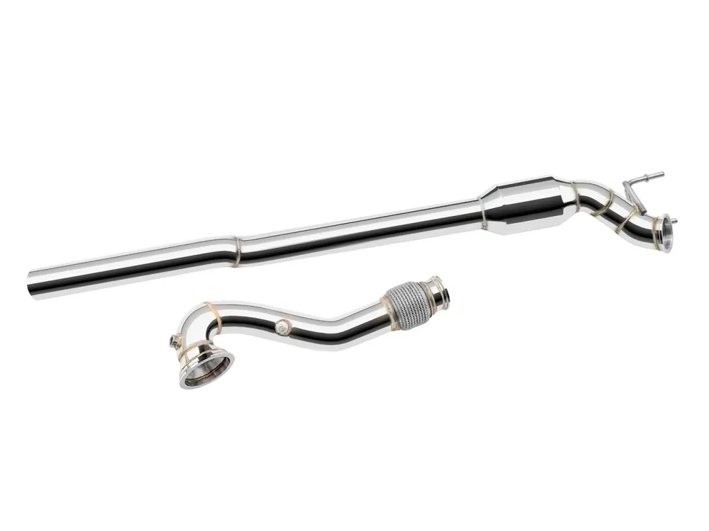 Jen Po Omezenou Doba Nerezová downpipe pro Volkswagen Golf VIII R 2.0 TSI +catalyst