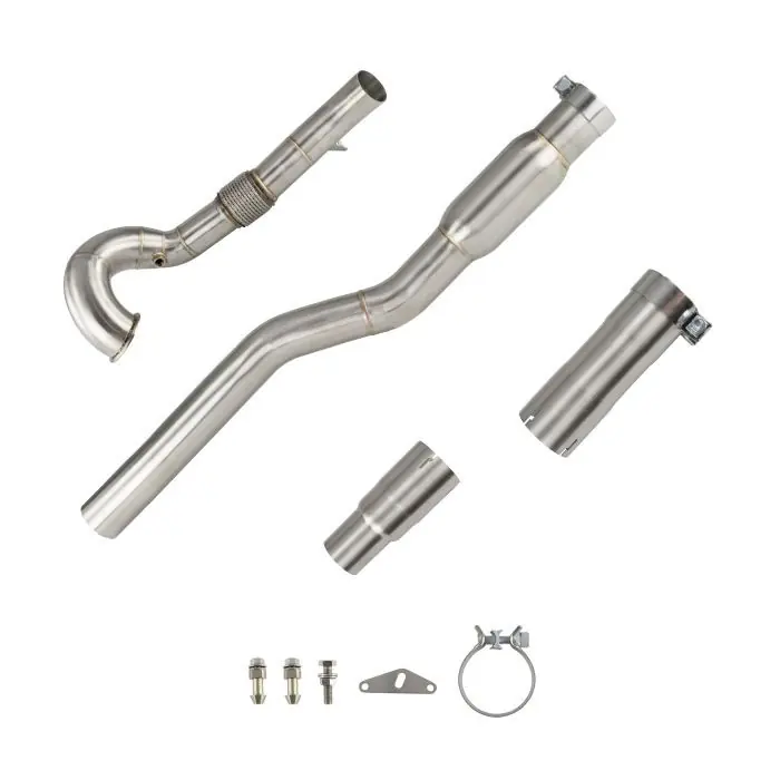 Bezpečná Platba Nerezová downpipe pro Racing VW Golf VII R 2.0 TFSI 5G 2013-2017