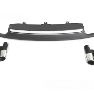 Novinka Audi A6 C7 2011-2014 - difuzor zadního nárazníku SPORT S STYLE silver